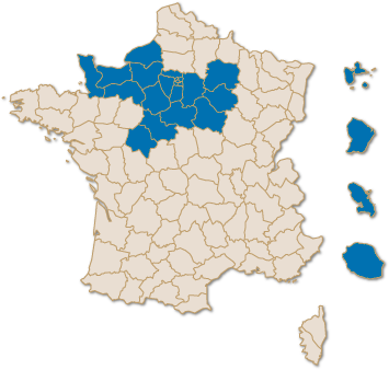 carte des territoires du Cridon